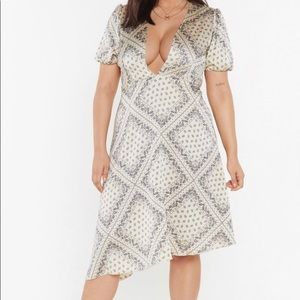 Sexy plunge dress!